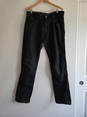 REAX 267 MOTORCYCLE JEANS Black 34x34 Dyneema Fabric Axial Knee